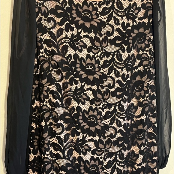 Jessica Howard Long Sheer Sleeve Lace Sheath Dress size 18 NWT - Picture 5 of 6